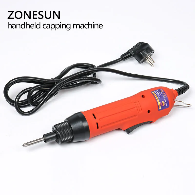 Electric Screwing Capping Tool Equipment Handheld Cap Bottle Capper (10-30mm)