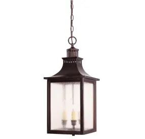 English Bronze Traditional Outdoor Hanging Lantern