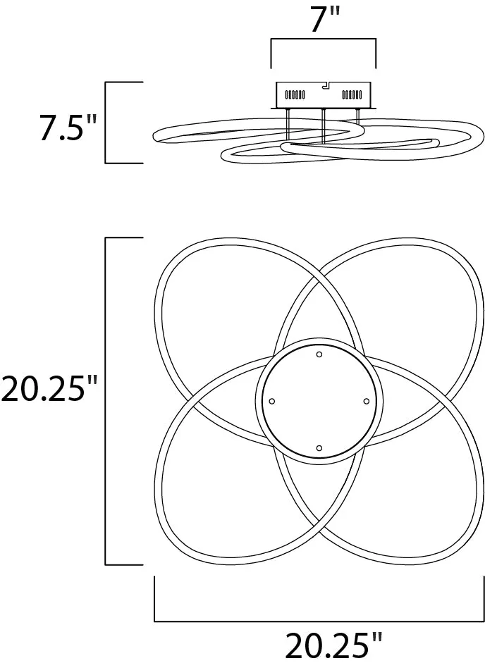 ET2 E24134 Coaster LED Flush Mount