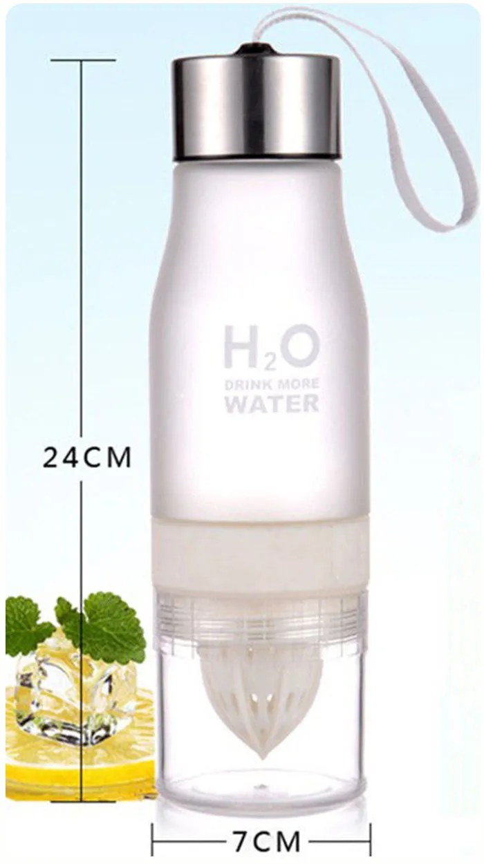 Fruit Juice Infuser Water Bottle 650ml