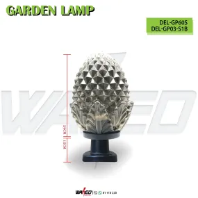 Garden Outdoor Lighting  - Gray - With Base