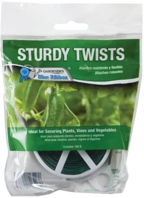 Gardener's Blue Ribbon T001B Plant Tie, 100 ft L, Plastic :CD: QUANTITY: 1