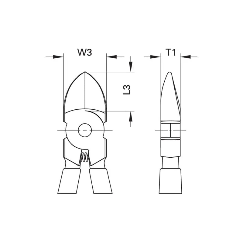 Gedore 6746050 Side Cutter 140 mm