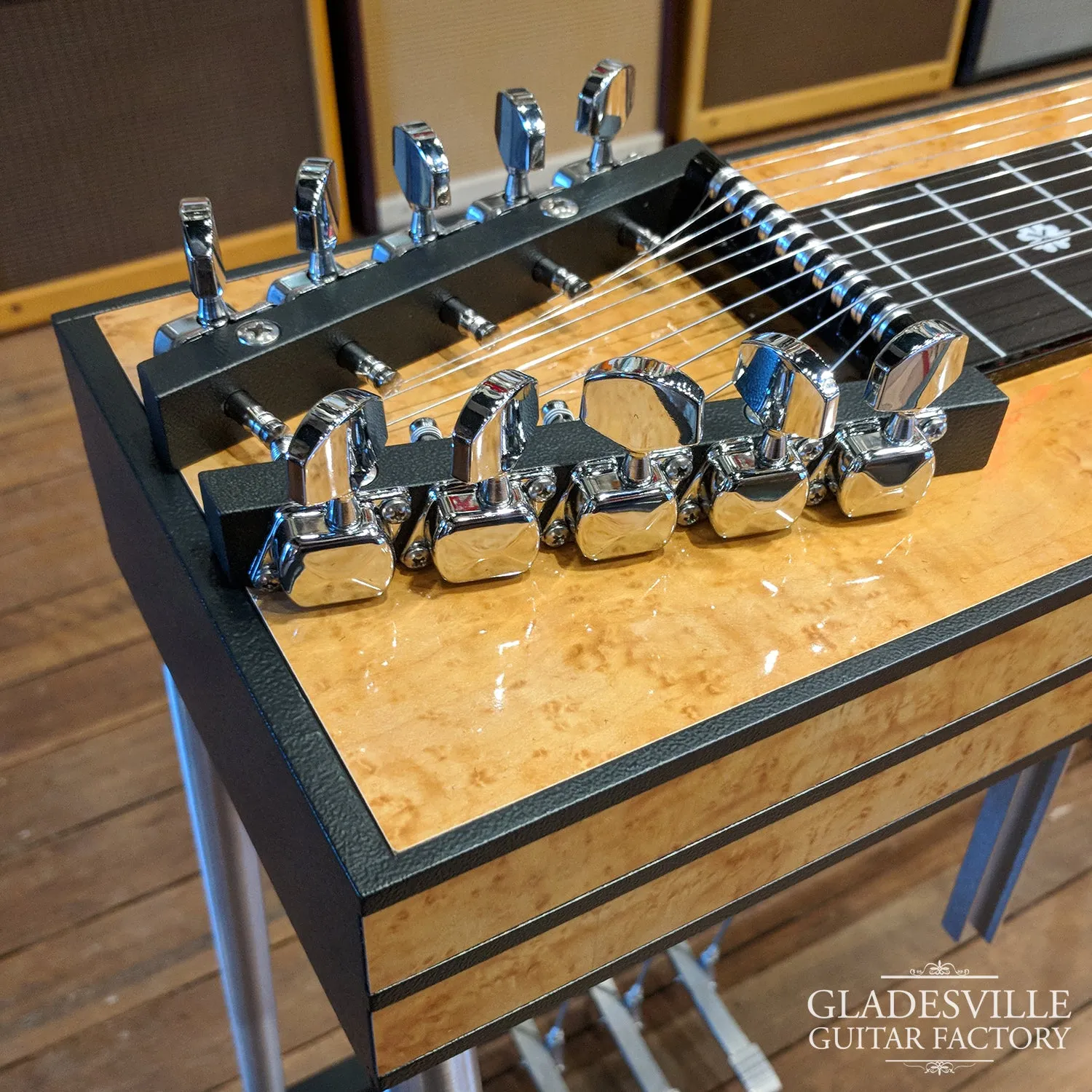 GFI S10 SM Maple 4-Knee Lever Pedal Steel Guitar