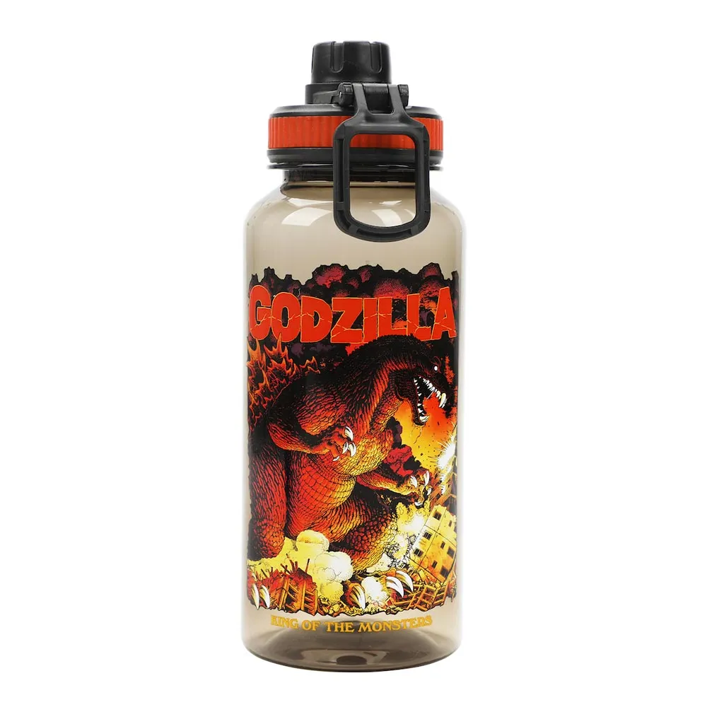 Godzilla Poster Art 32 oz. Flip Top Water Bottle