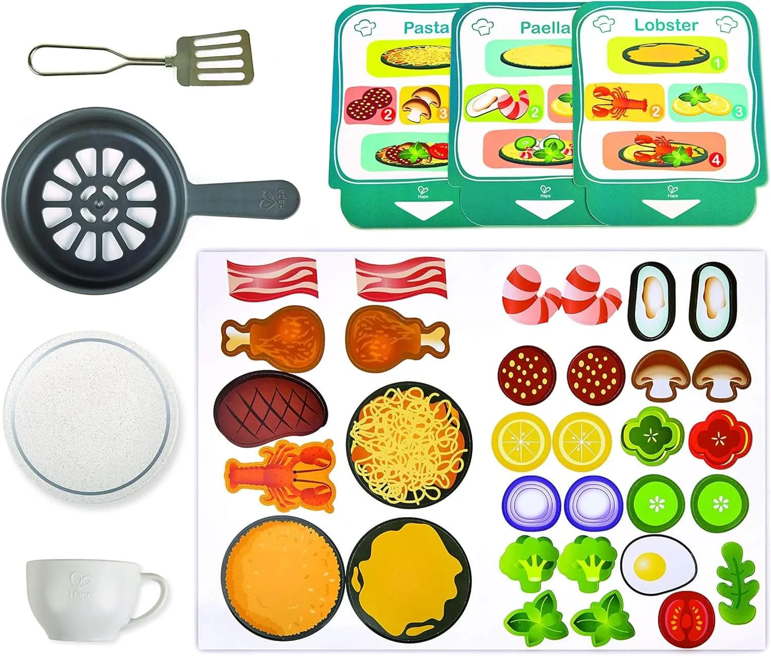 Hape Deluxe Kitchen Playset With Fan Fryer