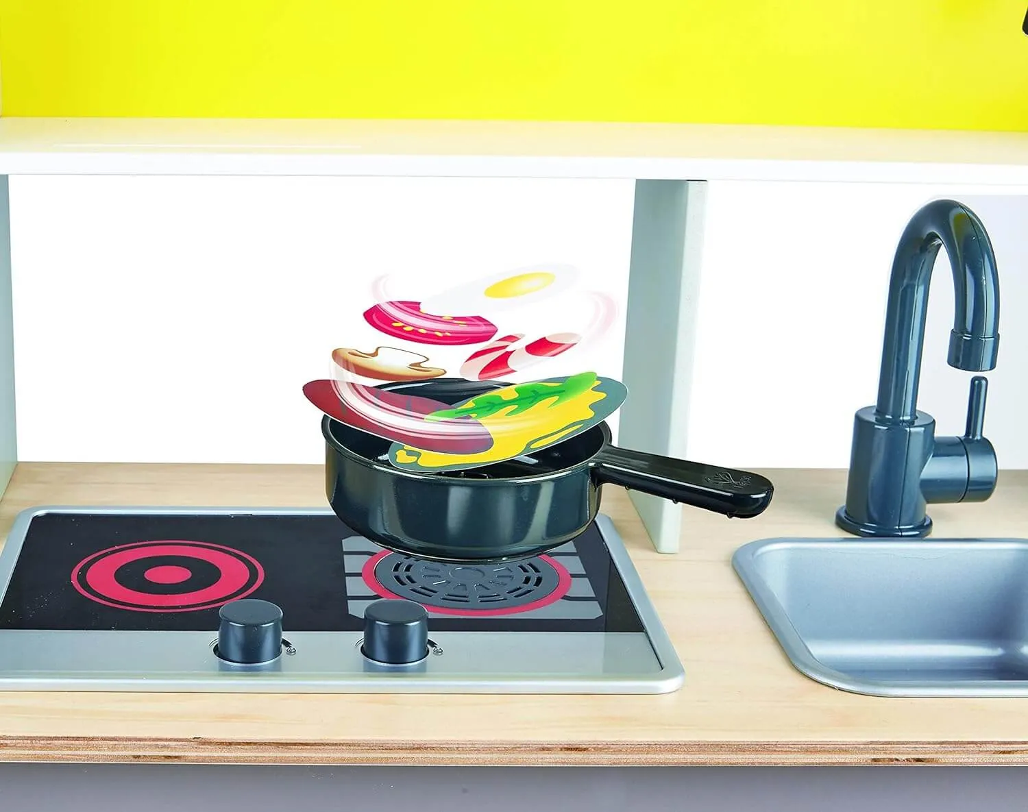 Hape Deluxe Kitchen Playset With Fan Fryer