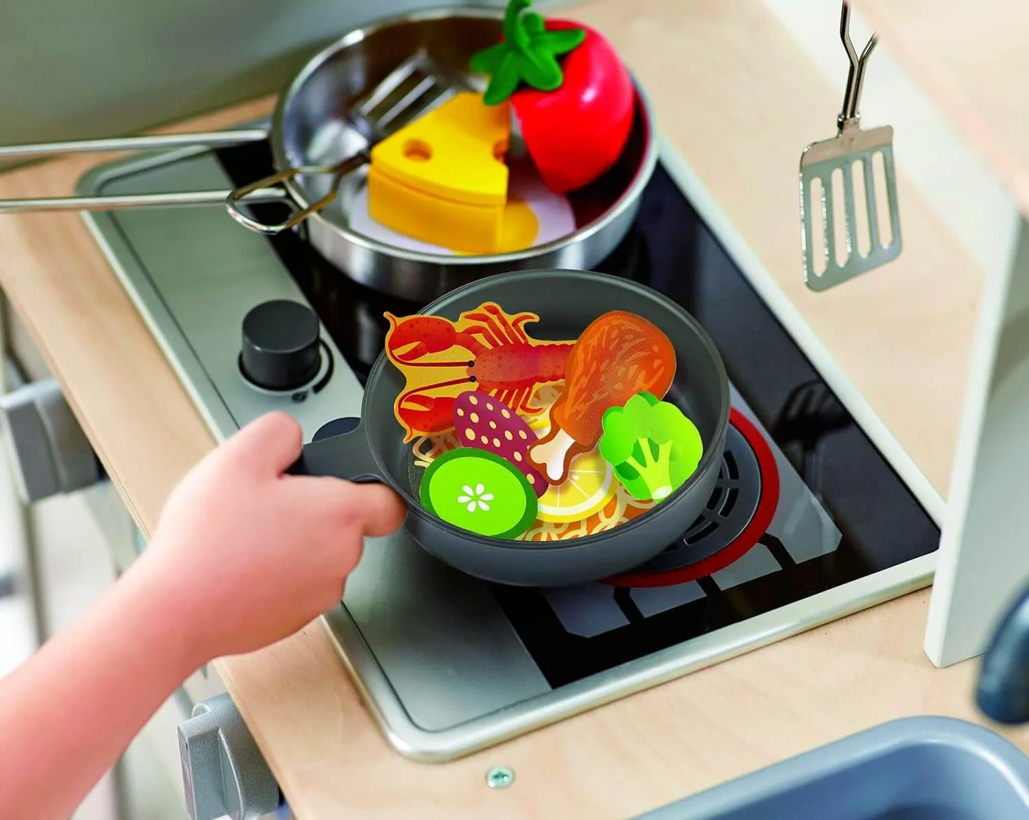 Hape Deluxe Kitchen Playset With Fan Fryer