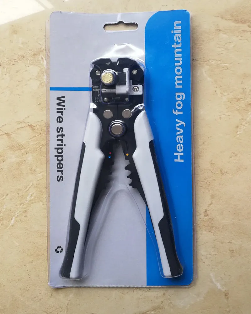 Heavy fog mountain Wire Stripper / Wire Cutter for Solid and Stranded  Wire, Heavy Duty are Self Adjusting