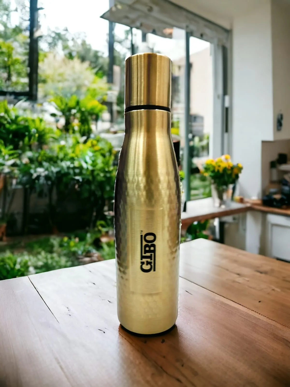 Honeycomb Theme Stainless  Steel Water Bottle.