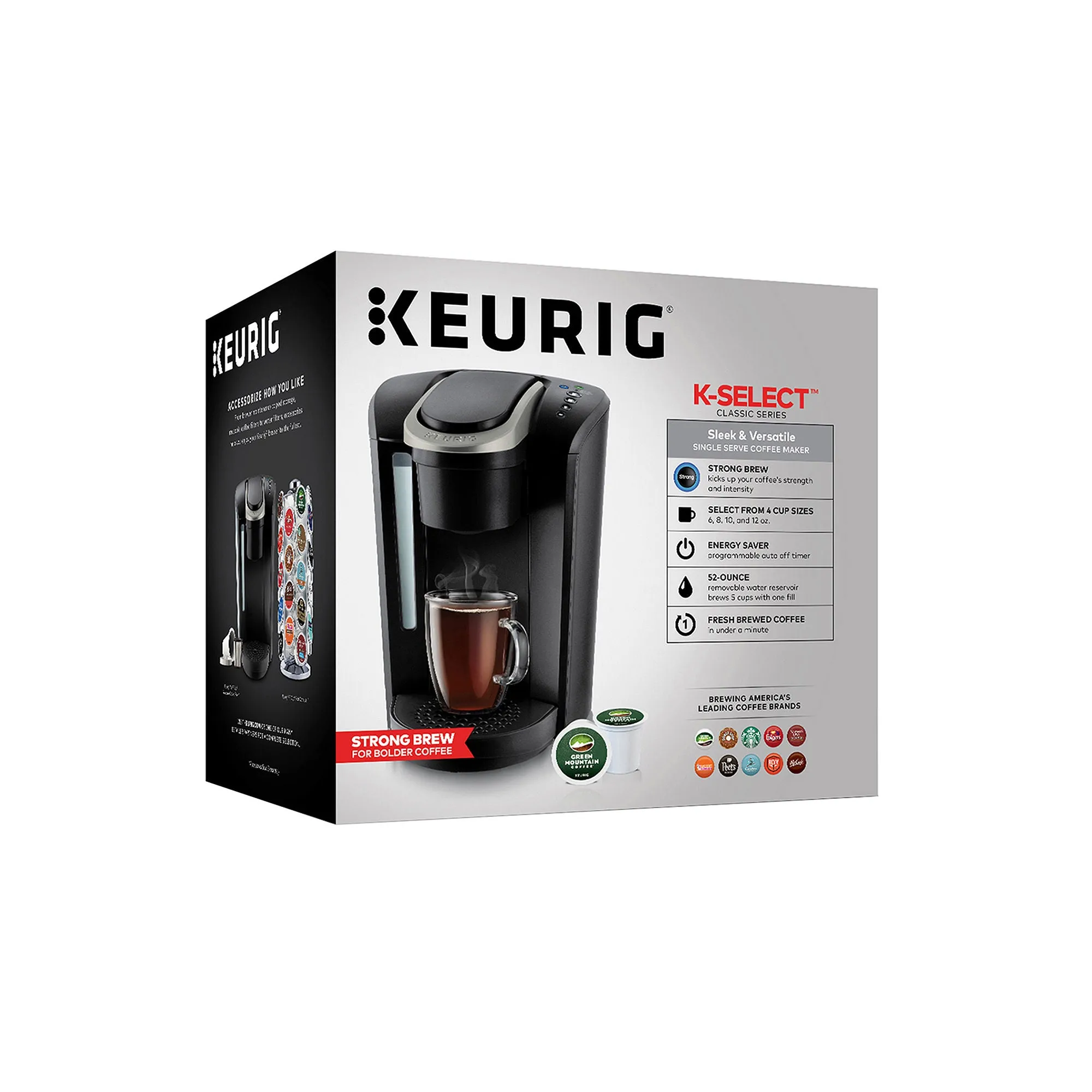 Keurig K80 Single Serve K-Cup Pod Coffee Maker, Matte Black