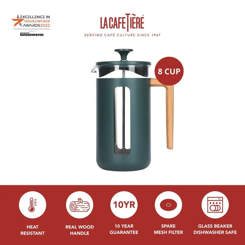 La Cafetiere Pisa Cafetiere 8 Cup Green