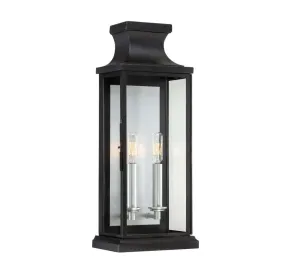 Large Black Traditional Metal Outdoor Wall  Lantern