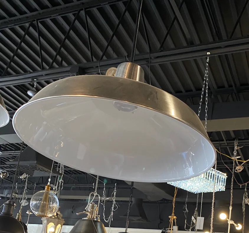 LED 16" BRUSHED STAINLESS PENDANT