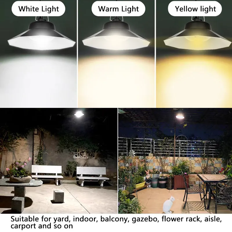 LED Remote Solar Outdoor Pendant Lights #6883