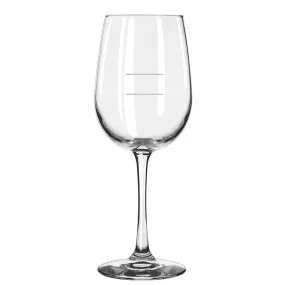 Libbey 7510-1178N Vina 16 oz. Round Tall Wine Glass with Pour Lines, Case of 12 Pcs