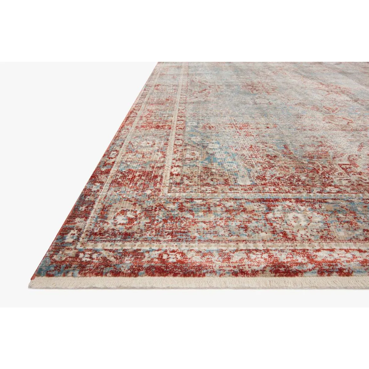 Magnolia Home Elise Sky / Red Rug