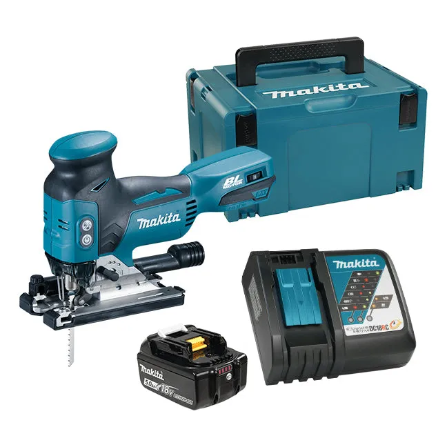 Makita DJV181RT1J LXT® Lithium-Ion 18 V 1 in 800-3500 spm Brushless Cordless Jigsaw with Barrel Handle