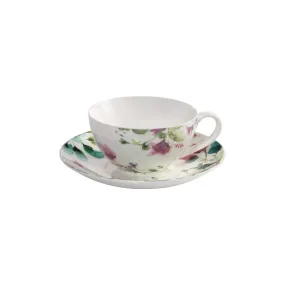 Maxwell & Williams Primavera Cup & Saucer Set White