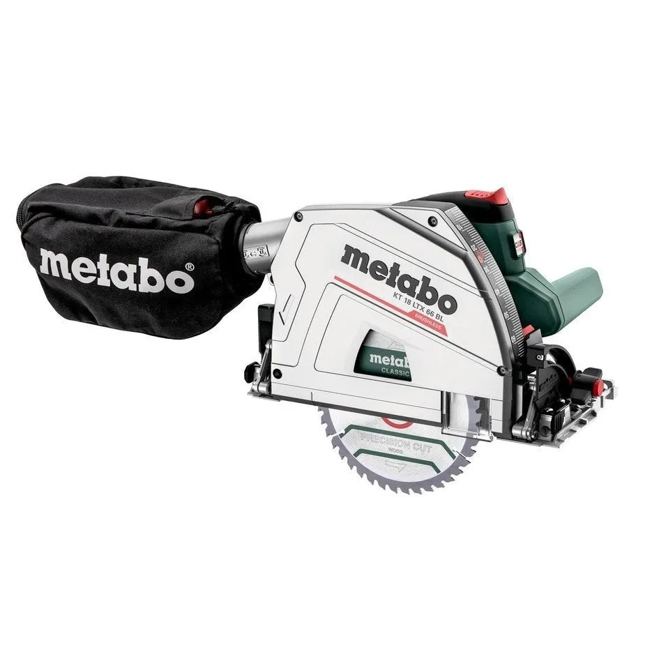 Metabo KT 18 LTX 66 BL (601866840) 6 1/2" Cordless Plunge Cut Circular Saw