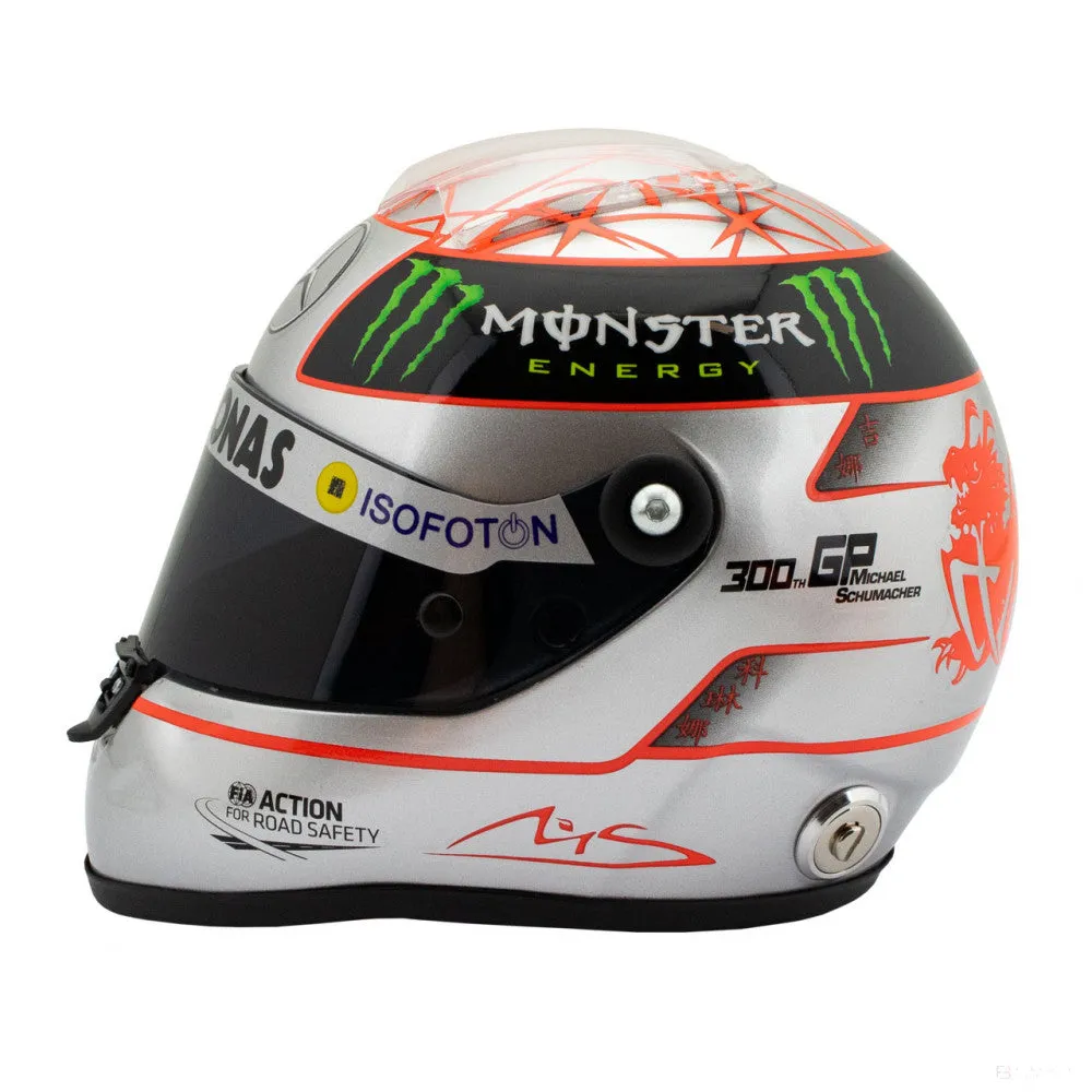 Michael Schumacher Mini Helmet, Spa 300, 1:2 scale, Silver, 2020