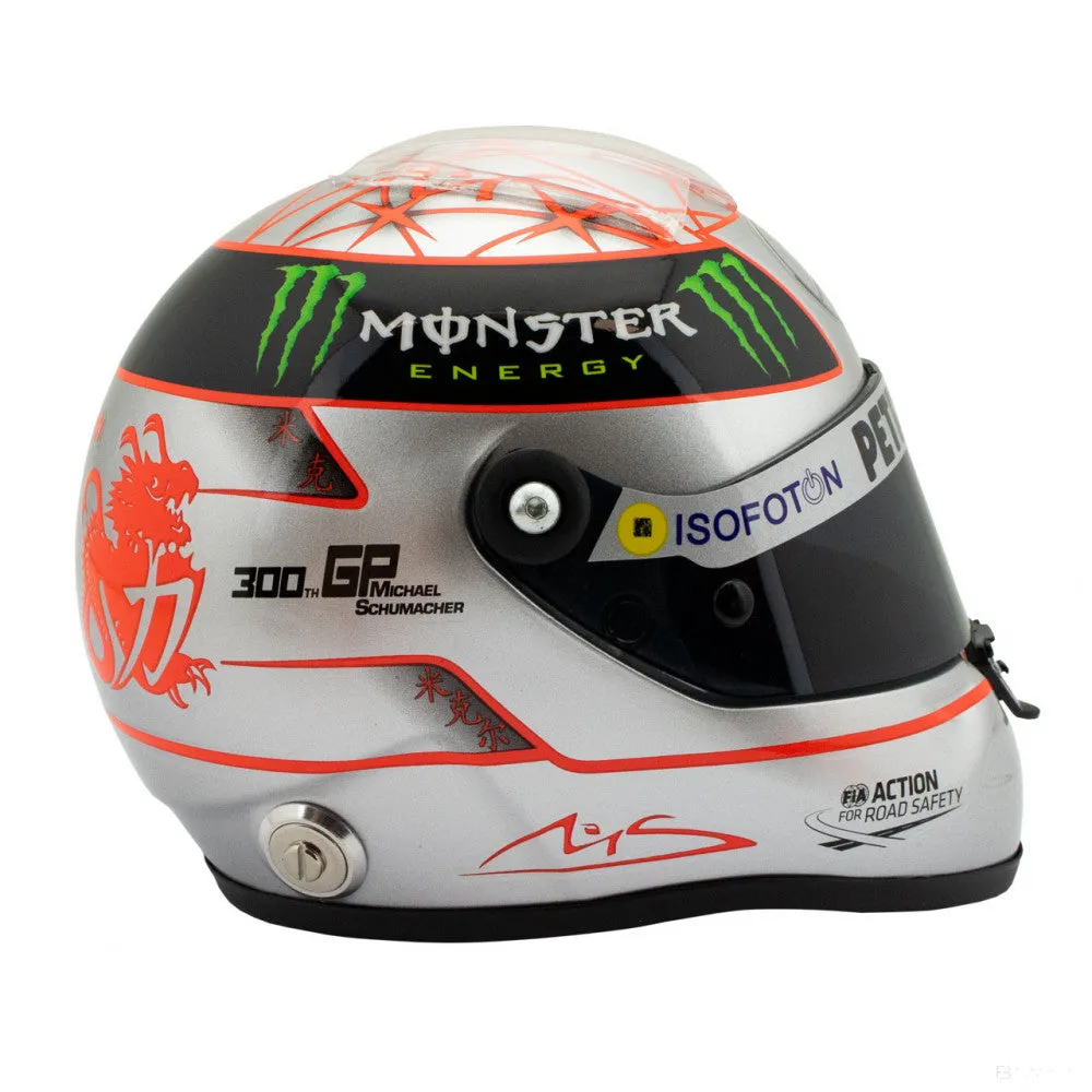 Michael Schumacher Mini Helmet, Spa 300, 1:2 scale, Silver, 2020