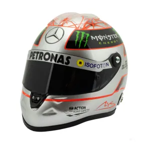 Michael Schumacher Mini Helmet, Spa 300, 1:2 scale, Silver, 2020