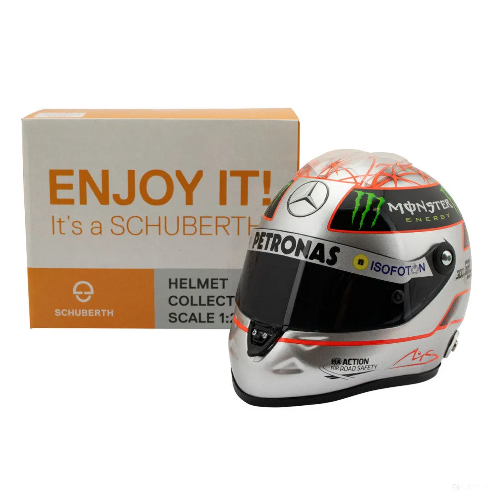 Michael Schumacher Mini Helmet, Spa 300, 1:2 scale, Silver, 2020