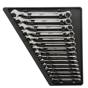 Milwaukee Metric Combination Wrench Set 15 Pc