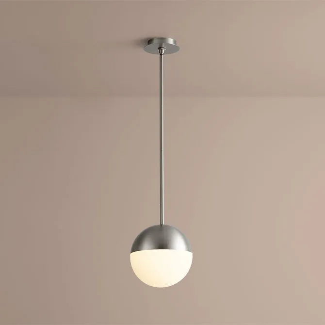 Mondo 10" Pendant - Satin Nickel