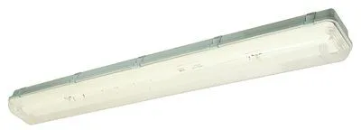 Monument Outdoor Fluorescent Light Fixture Clear 4 Ft. Uses (2) 32-Watt T8 Lamps