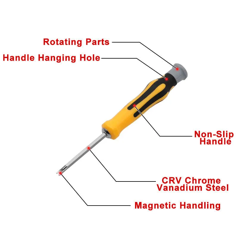 Multi-function screwdriver set - for home repairs