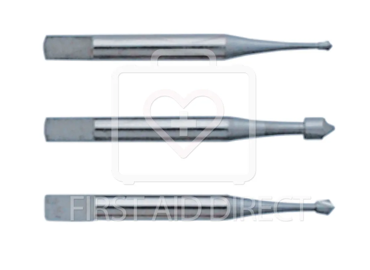 NAIL DRILL REPLACEMENT BITS - 3/SET