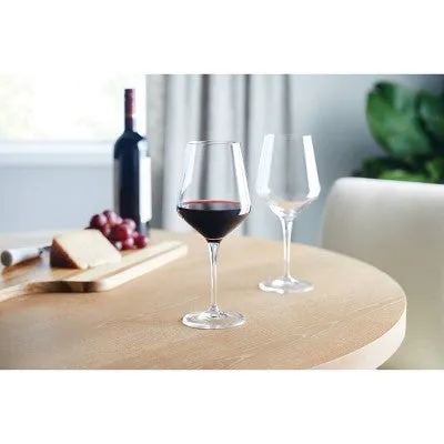 New - 22oz 4pk Glass Atherton Red Wine Glasses - Threshold