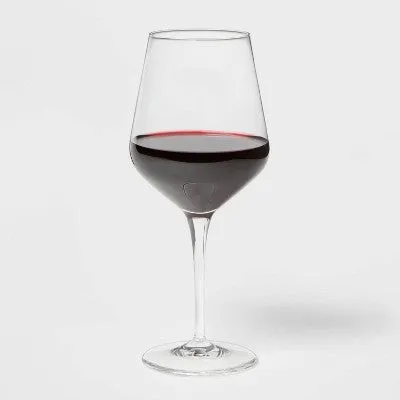 New - 22oz 4pk Glass Atherton Red Wine Glasses - Threshold