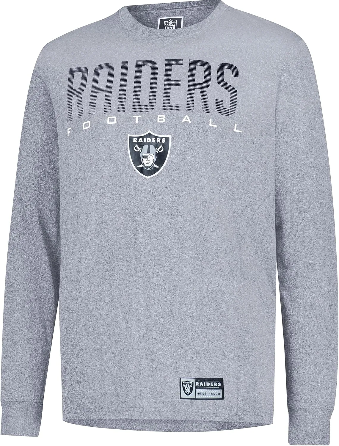 NFL Official Super Soft Game Day Long Sleeve T-Shirt|Las Vegas Raiders