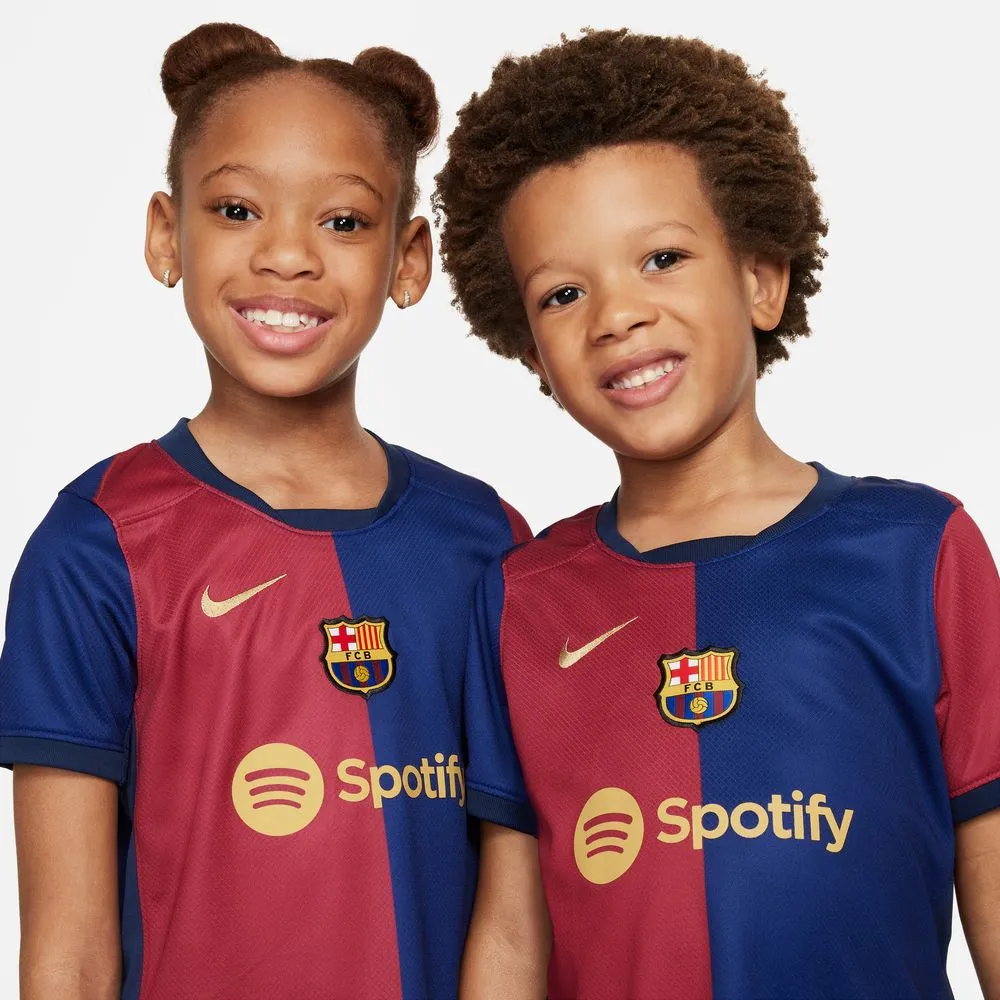 Nike Barcelona 2024/25 Home Little Kids Mini Kit