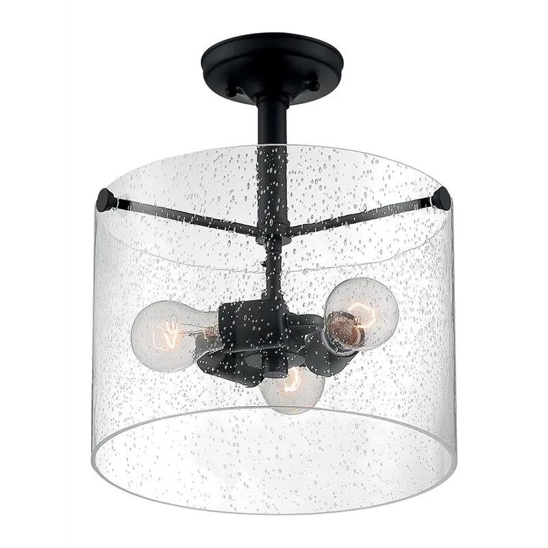 Nuvo Bransel 3-lt 12" Semi Flush