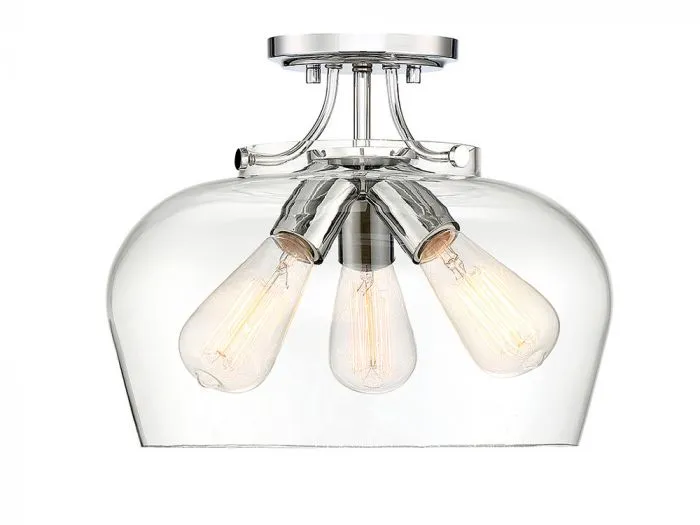 Octave 3 Light Semi Flush