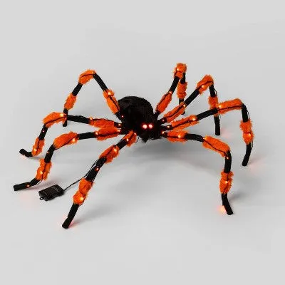 Open Box - 5' LED Hanging Spider Halloween Silhouette Light - Hyde & EEK! Boutique™