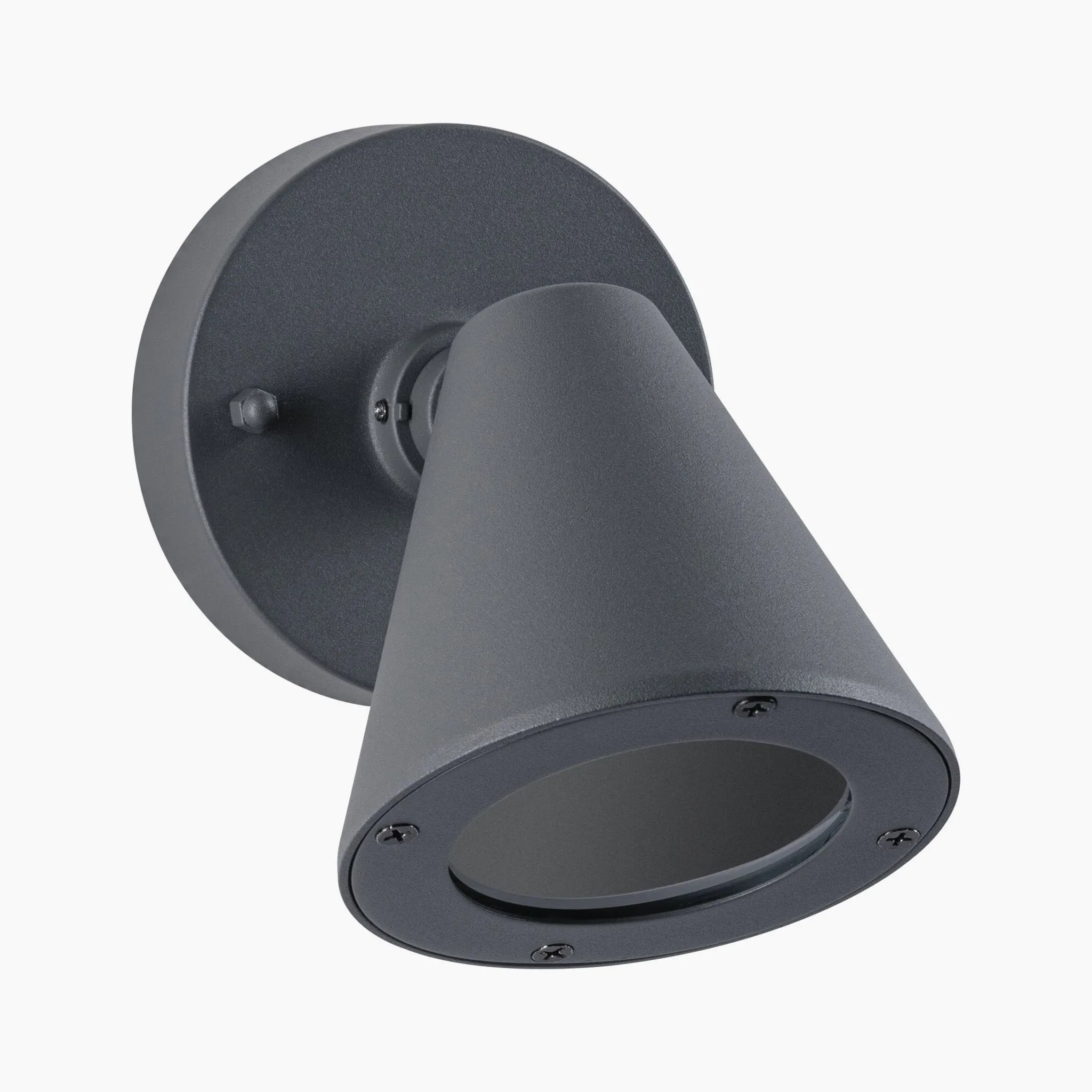 Outdoor Trian 35W LED Wall Light in Anthracite