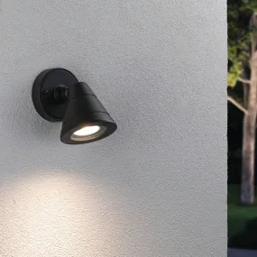 Outdoor Trian 35W LED Wall Light in Anthracite