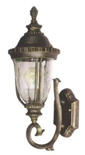 Outdoor Wall Lantern Cast Aluminum Venetian Bronze 6-1/8 X 8-3/4 X 9-5/8 Inch  Uses (1) 100-Watt Medium Base Lamp