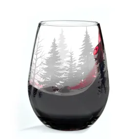 PINE FOREST Wine Glass by Lumengrave