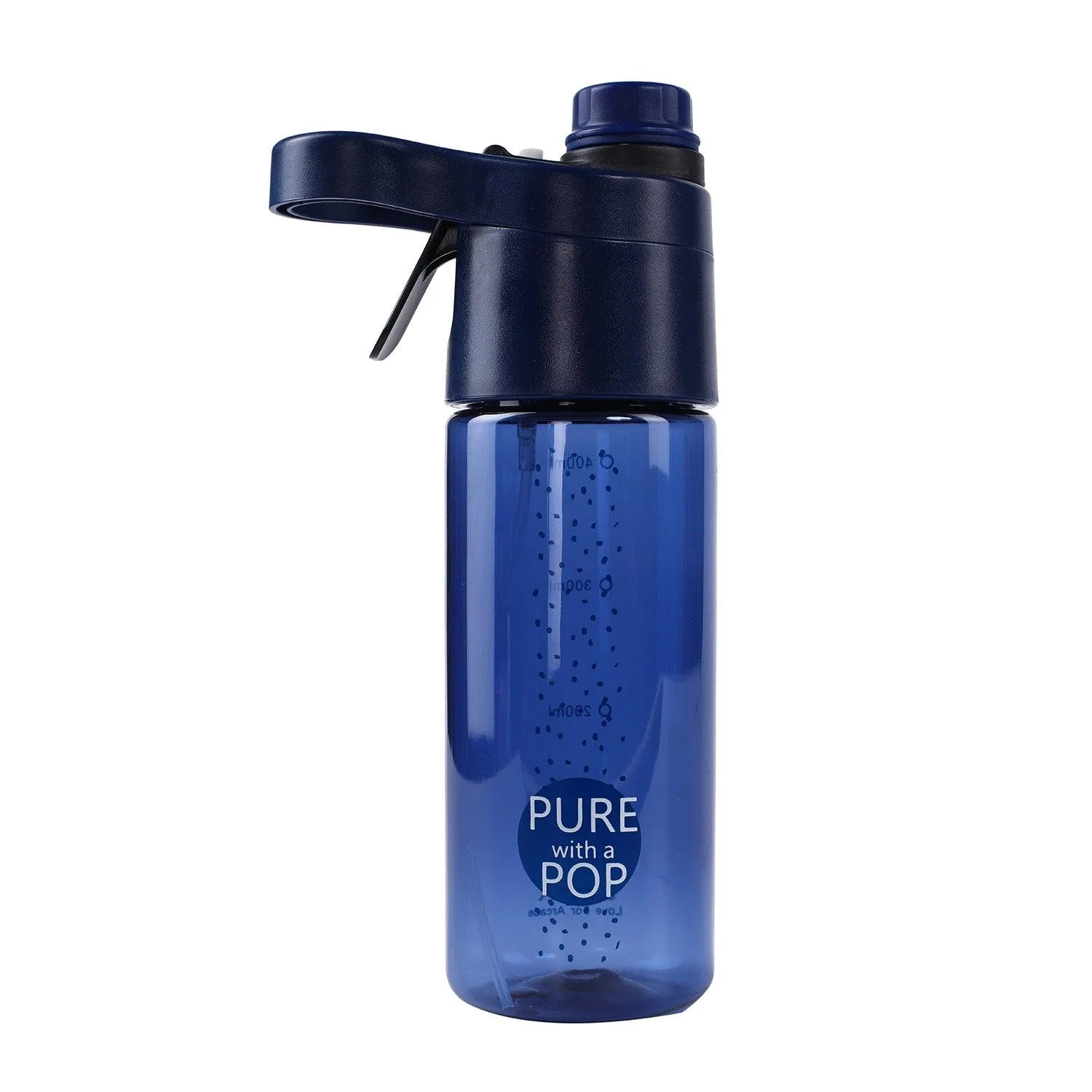 Pure with a Pop Water Bottle with Mist - 430 ML