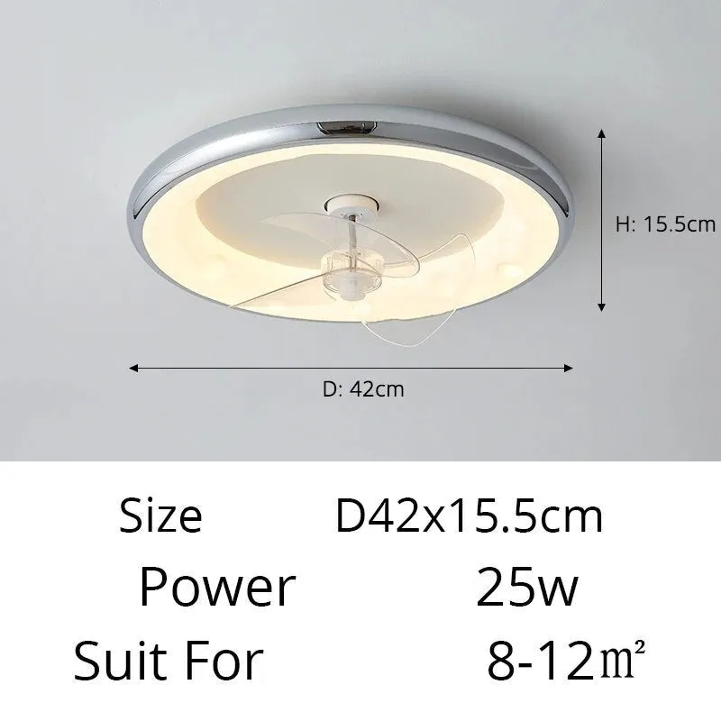 QIYI Karamin Modern LED Ceiling Fans Lamp Controller