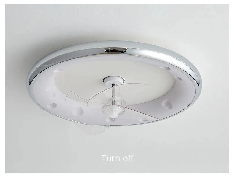 QIYI Karamin Modern LED Ceiling Fans Lamp Controller