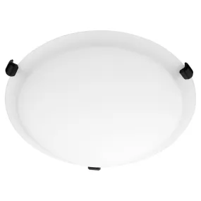 Quorum 3000-12159 Flush Mount Traditional - Matte Black