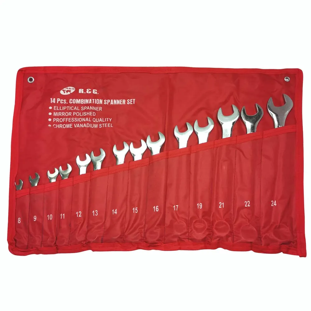 R&G 8-14mm Combination Wrench 14pcs