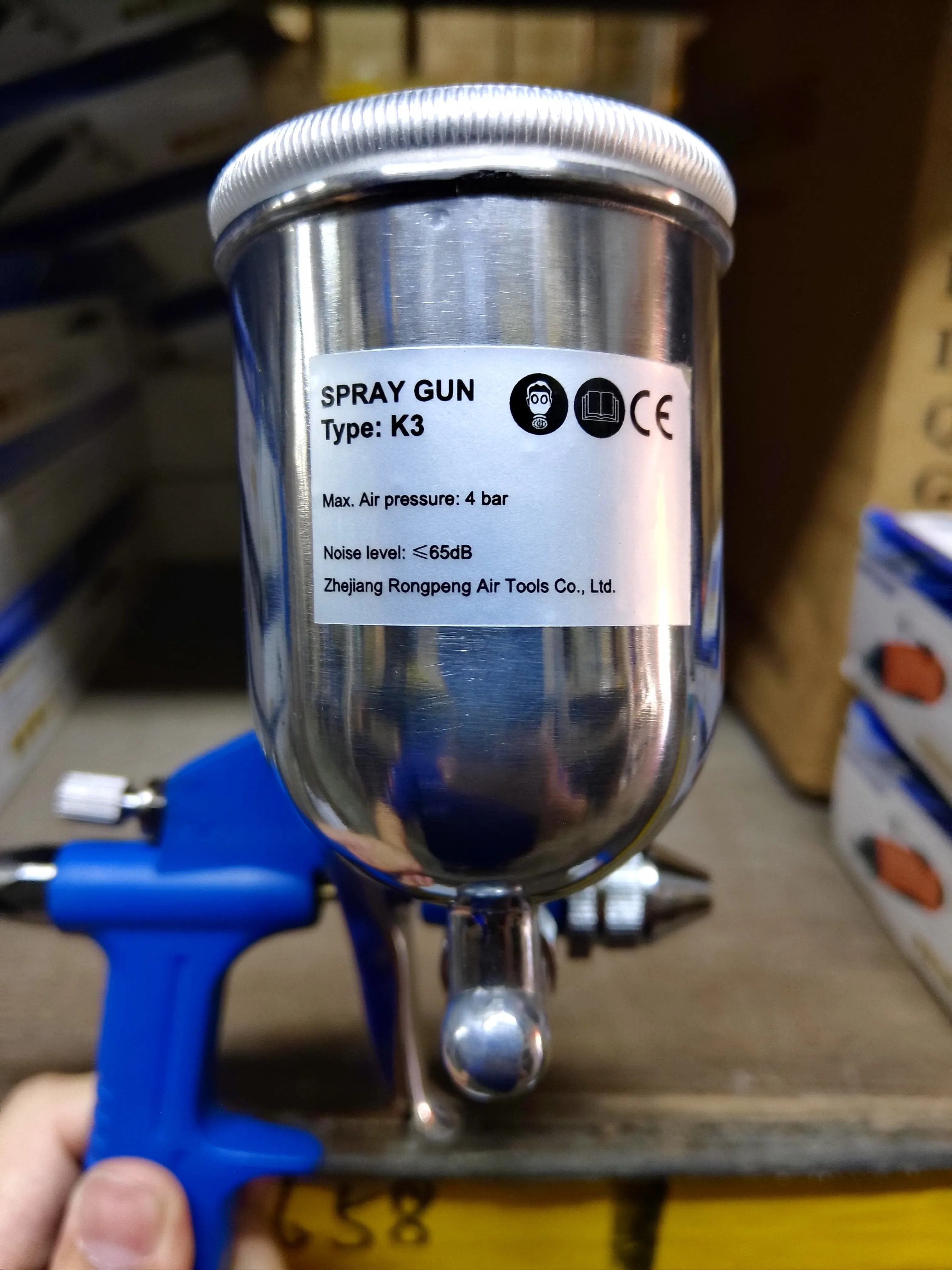 RONG PENG 0.5mm Top Mounted Mini Spray Gun K3 | Model : SG-RPK3